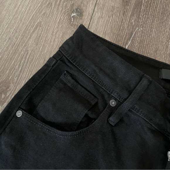 Hudson Ladies' Slim Straight Leg Jean Black Size 4 - Picture 8 of 14